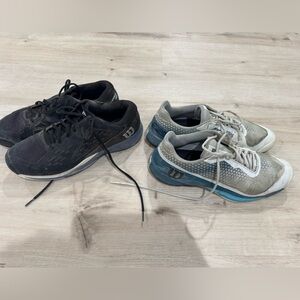 Wilson 2 pairs Rush Pro men’s tennis shoes size 10,5